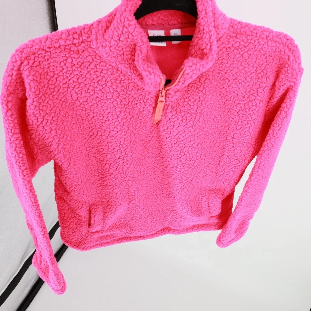 GAP‎ Kids Sherpa Quarter-Zip Sweater
